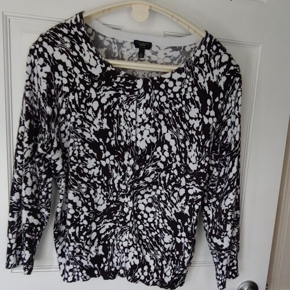 Talbots Sweaters - Talbots Black/White Sweater